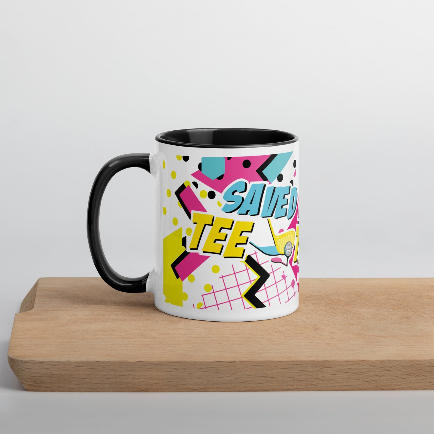 Saved by the Tee Time Mug with Color Inside