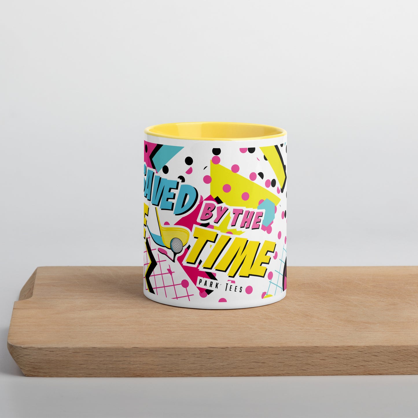 Saved by the Tee Time Mug with Color Inside