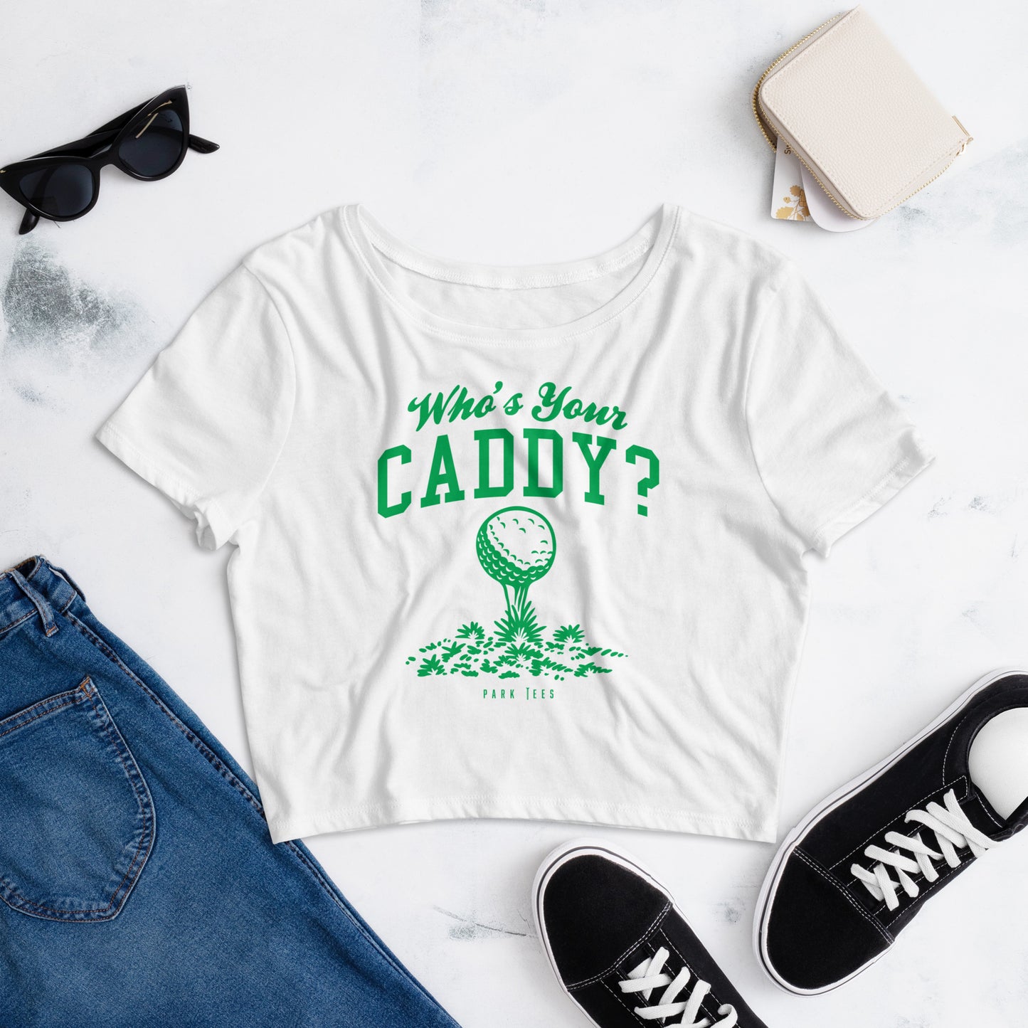 Who's your Caddy Women’s Crop Tee